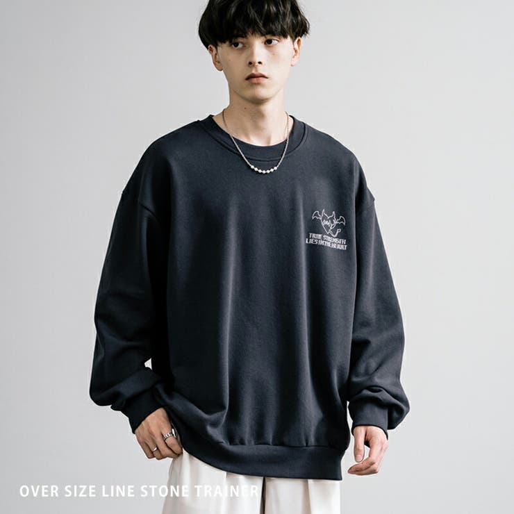 楽天市場】Rocky Monroe スウェット 裏起毛 ラインストーン トレーナー