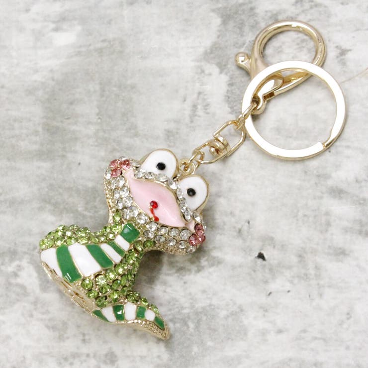 楽天市場】lunolumo キーホルダー バッグチャーム レディース へび