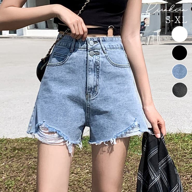 楽天市場】kirakiraShop 【SHOPLIST限定】ダメージデニムショート