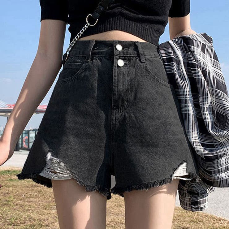 楽天市場】kirakiraShop 【SHOPLIST限定】ダメージデニムショート