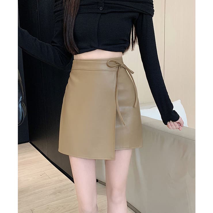 楽天市場】kirakiraShop 【SHOPLIST限定】フェイクレザーミニ丈ラップ