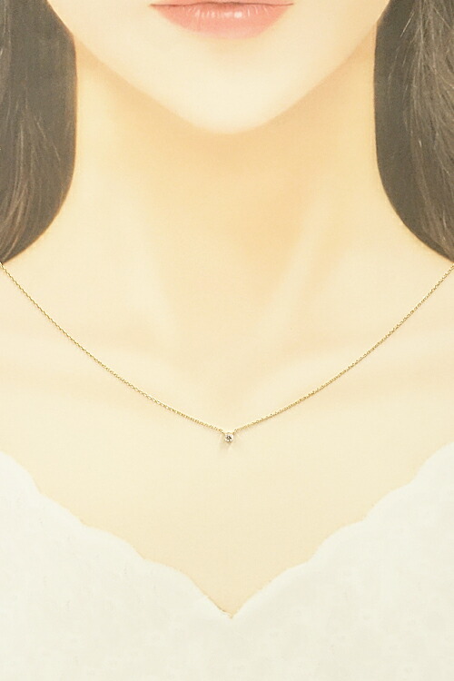 楽天市場】☆3/6 エテ ダイヤモンド ネックレス 0.10ct K18 ピンク