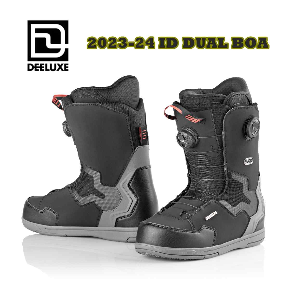 楽天市場】2023-24 ID DUAL BOA DEELUXE SNOWBOARD BOOTS BLACKディー