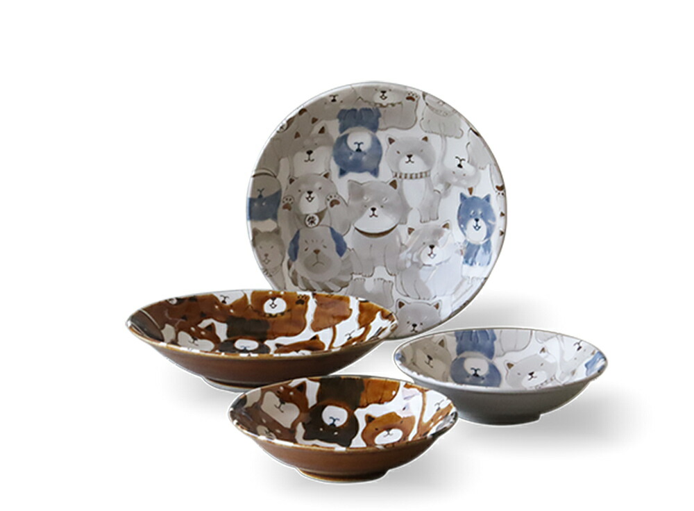 楽天市場】食器セット おしゃれ 犬 わんちゃん柄【わんわんジャパン