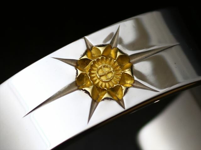 楽天市場】K24 ホイール 刻印 太陽 バングル 【 Men's 幅太