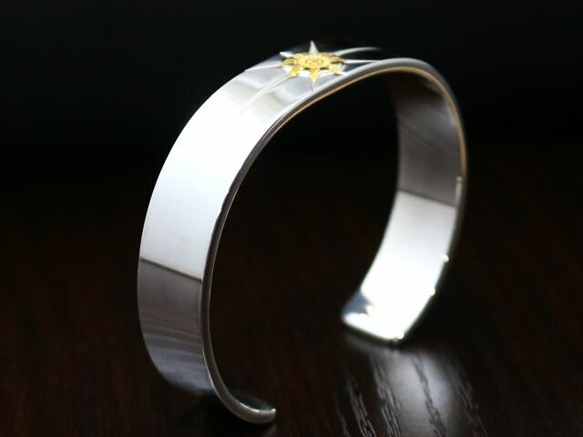 楽天市場】K24 ホイール 刻印 太陽 バングル 【 Men's 中幅