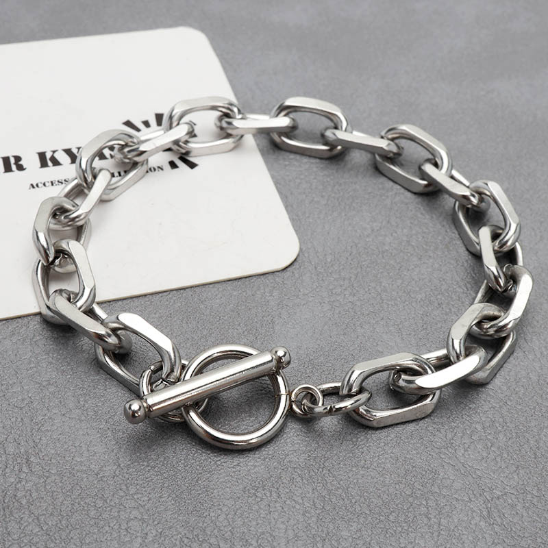 楽天市場】ステンレス チェーンブレスレット メンズ レディース