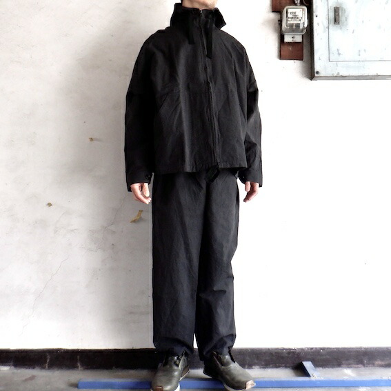 ヤンマ産業 YAMMA 会津木綿ブラウス エンジ 背中タック ゆったり