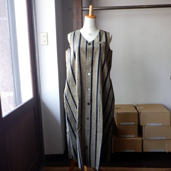 楽天市場】YAMMA ヤンマ産業 会津木綿ジレ風ワンピース AGL-OP 2