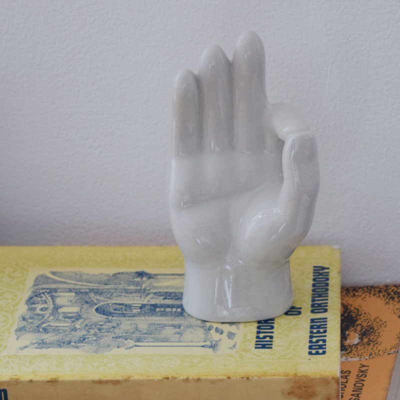 楽天市場】本日限定MAX1,000円OFFクーポン☆オブジェ Porcelain Hand