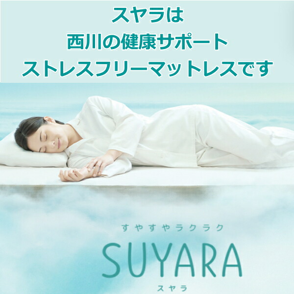 楽天市場】【3/1限定☆10%OFFクーポン】西川 スヤラ マットレス 【丸