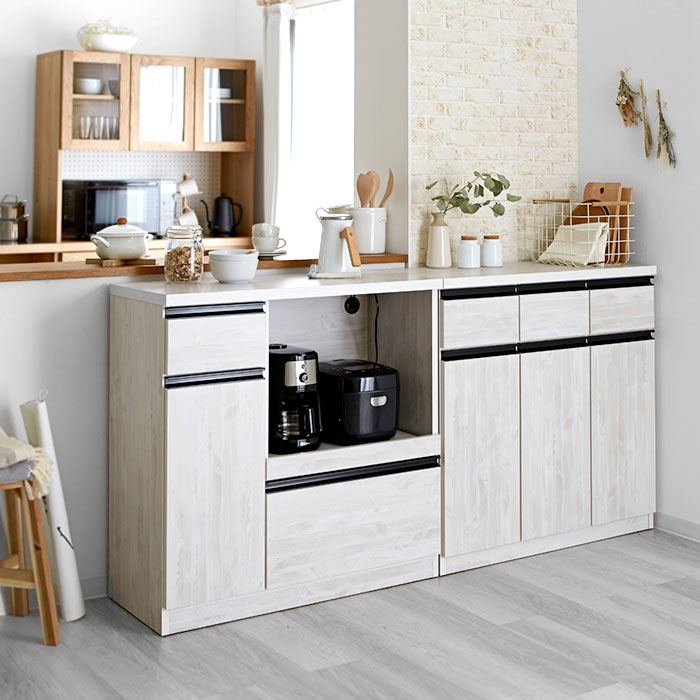 楽天市場】☆P5倍＆先着クーポン配布中☆キッチンカウンター 追加棚板