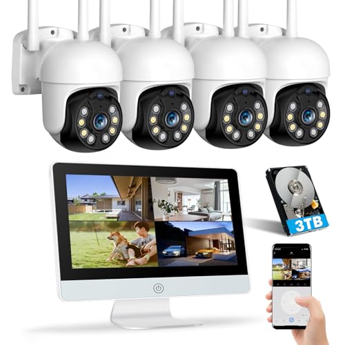 楽天市場】yeskamo 防犯カメラ 12インチ 4台の通販