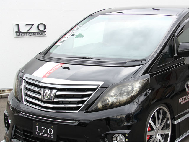 楽天市場】アルファード 20系 ボンネットスポイラー 純正色塗装済み