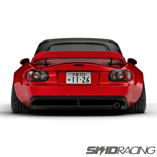 楽天市場】NB ロードスター リア スポイラー ウィング ダックテール