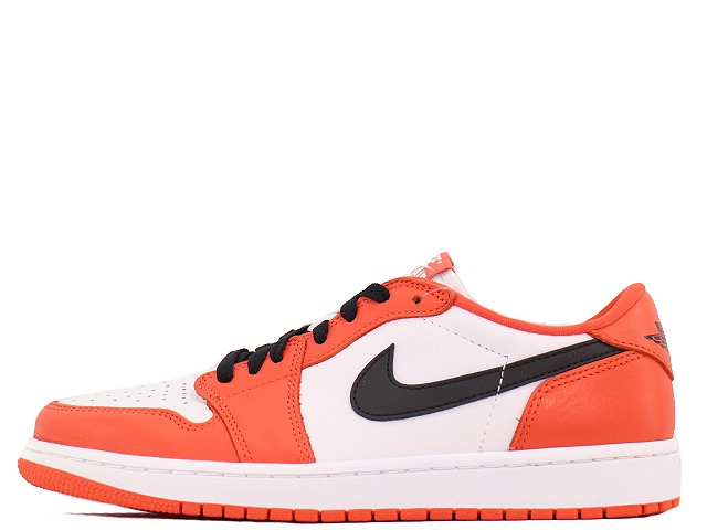 楽天市場】NIKE AIR JORDAN 1 RETRO LOW OG ORANGE/BLACK-WHITE CZ0790