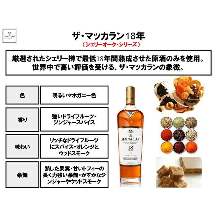 楽天市場】【送料無料】【正規品】【化粧箱つき】ザ・マッカラン 18年