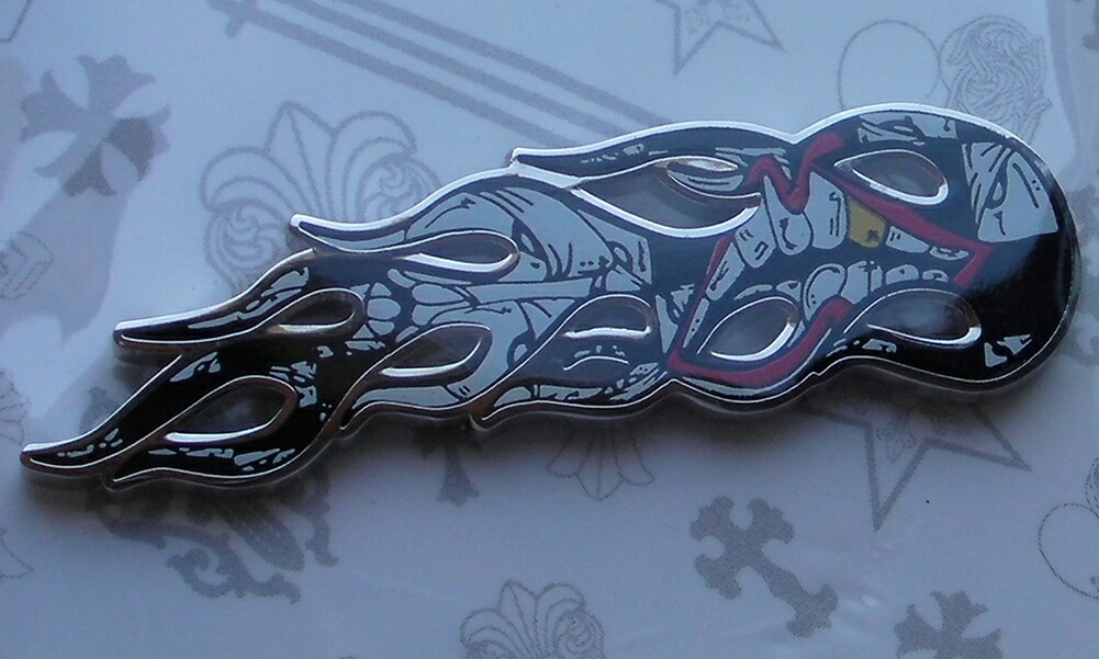 楽天市場】CHROME HEARTS PIN BADGE MATTY BOY FLAMEクロムハーツ