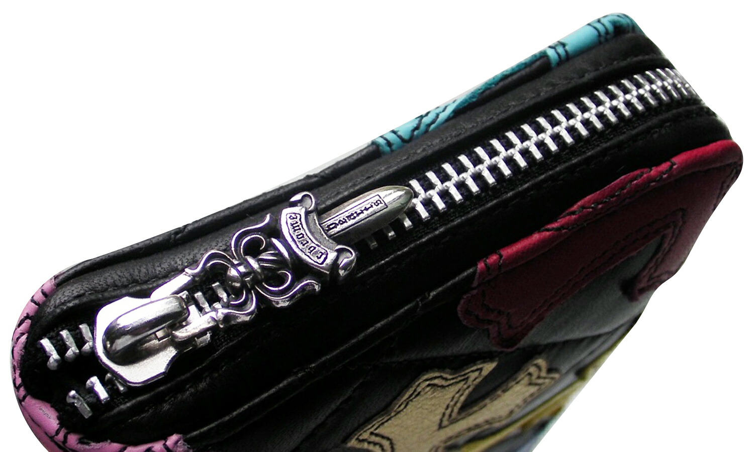 楽天市場】CHROME HEARTS REC F ZIP #2 WALLET CEMETERY CROSS QUILTED