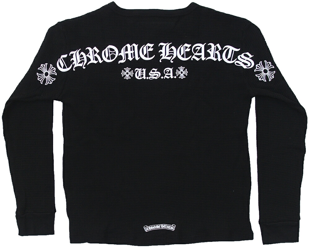楽天市場】CHROME HEARTS THERMAL T-SHIRT HORSESHOE FLORAL CROSS