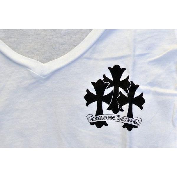楽天市場】クロムハーツ レディース 半袖Tシャツ Vネック新作 クロス