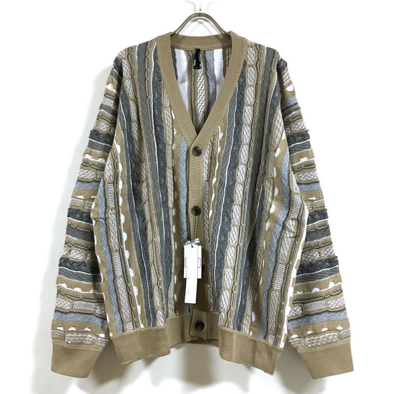 楽天市場】3D ニット ビッグシルエット カーディガン 323902 メンズ