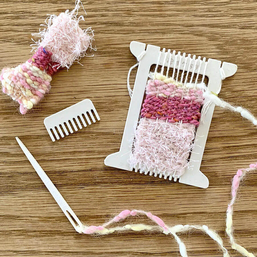 楽天市場】KAWAGUCHI 日本製 ポケおりキット 【 織り機 編み物