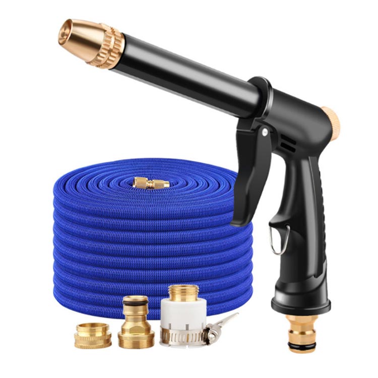 楽天市場】 散水ノズル 洗車 ホース 伸縮 高圧洗浄ノズル セット 5m