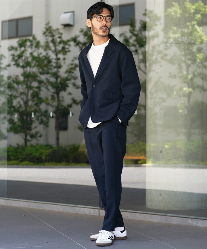 楽天市場】【SALE】洗える カジュアルスーツ 上下セット リラックス