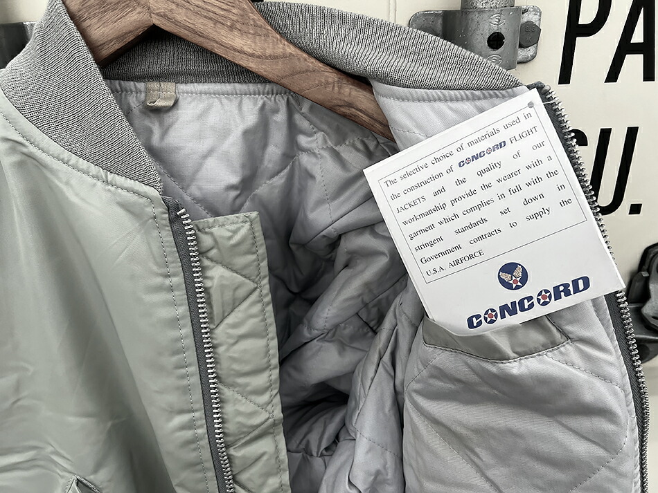 楽天市場】DEAD STOCK 90s CONCORD By ALPHA INDUSTRIES MA-1 FLIGHT