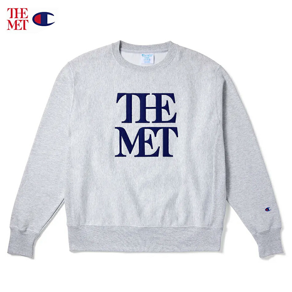 楽天市場】Champion REVERSE WEAVE 「THE MET OFFICIAL APPLIQUED LOGO
