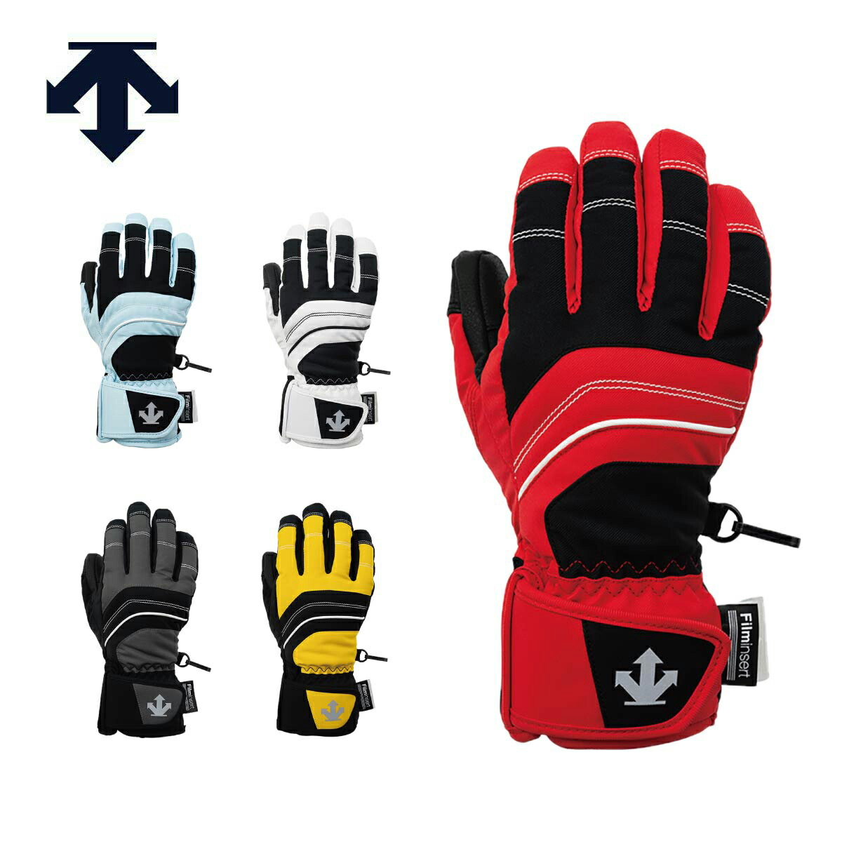 DESCENTEキッズ スキーウェア120 GORE-TEXグローブ2つ付き DESCENTE