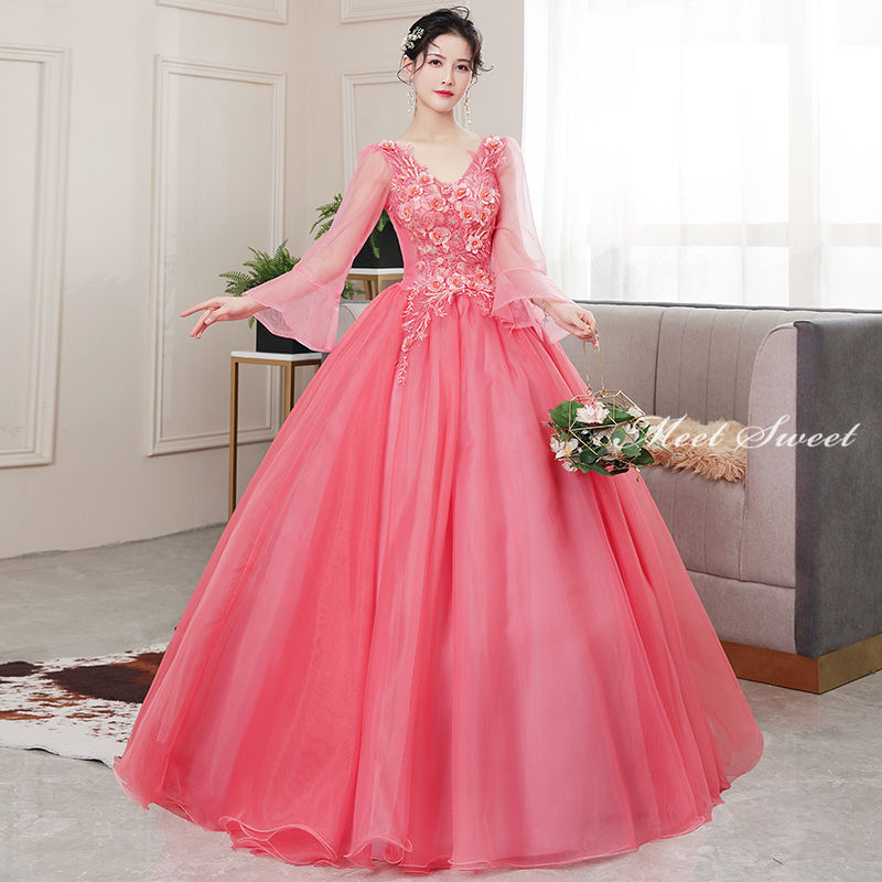 楽天市場】ウエディングドレス カラードレス 演奏会 安い ロングドレス