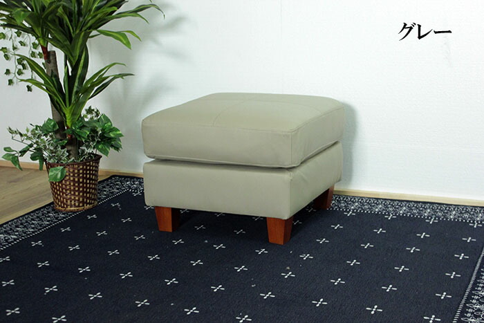 楽天市場】【月間優良ショップ受賞】本革 スツール 革 オットマン 本革