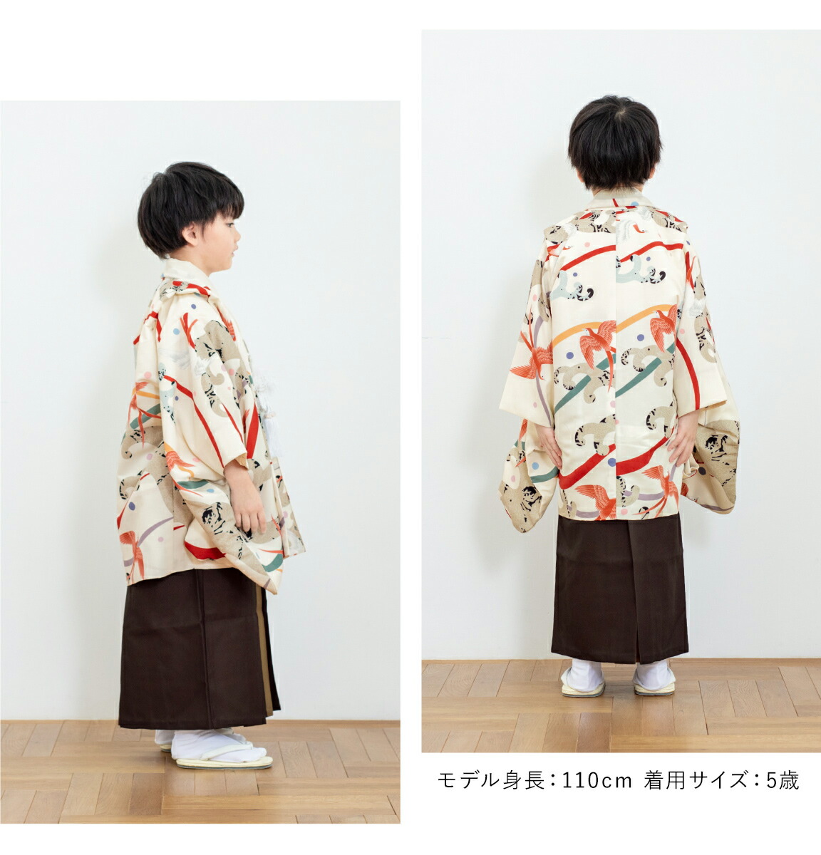 楽天市場】七五三 着物 3歳 5歳 販売 三歳 五歳 袴セット 羽織 半襦袢