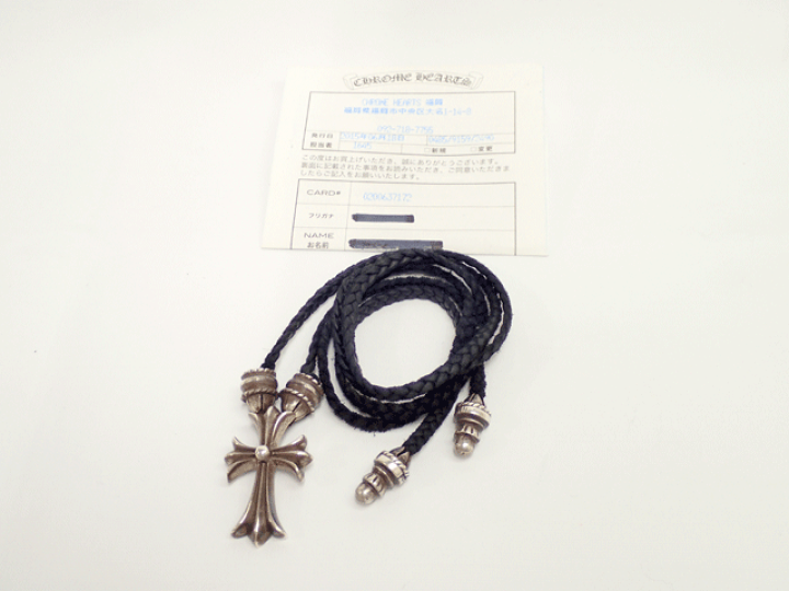 楽天市場】CHROME HEARTS/クロムハーツ SV925/レザー クリンプト