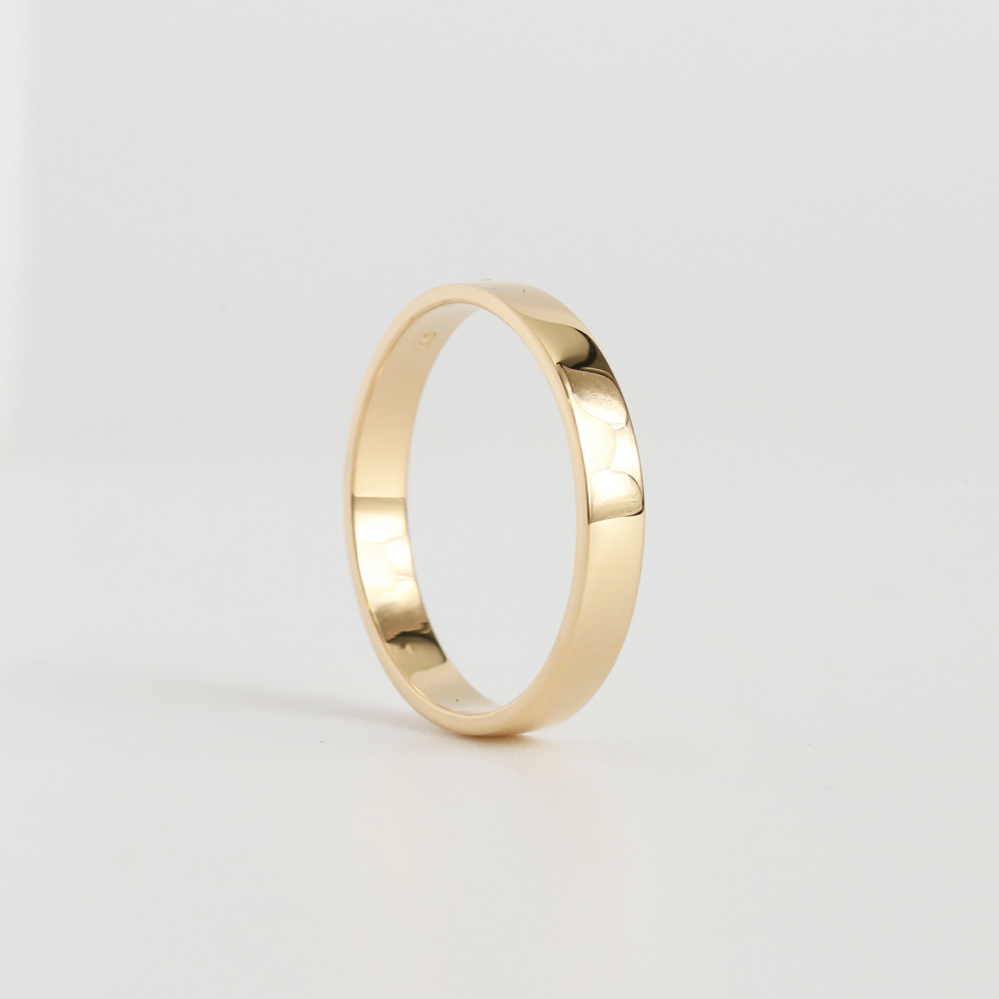 楽天市場】【Nude Plate Ring / Medium】 K10/K18/Pt900 平打ち 地金