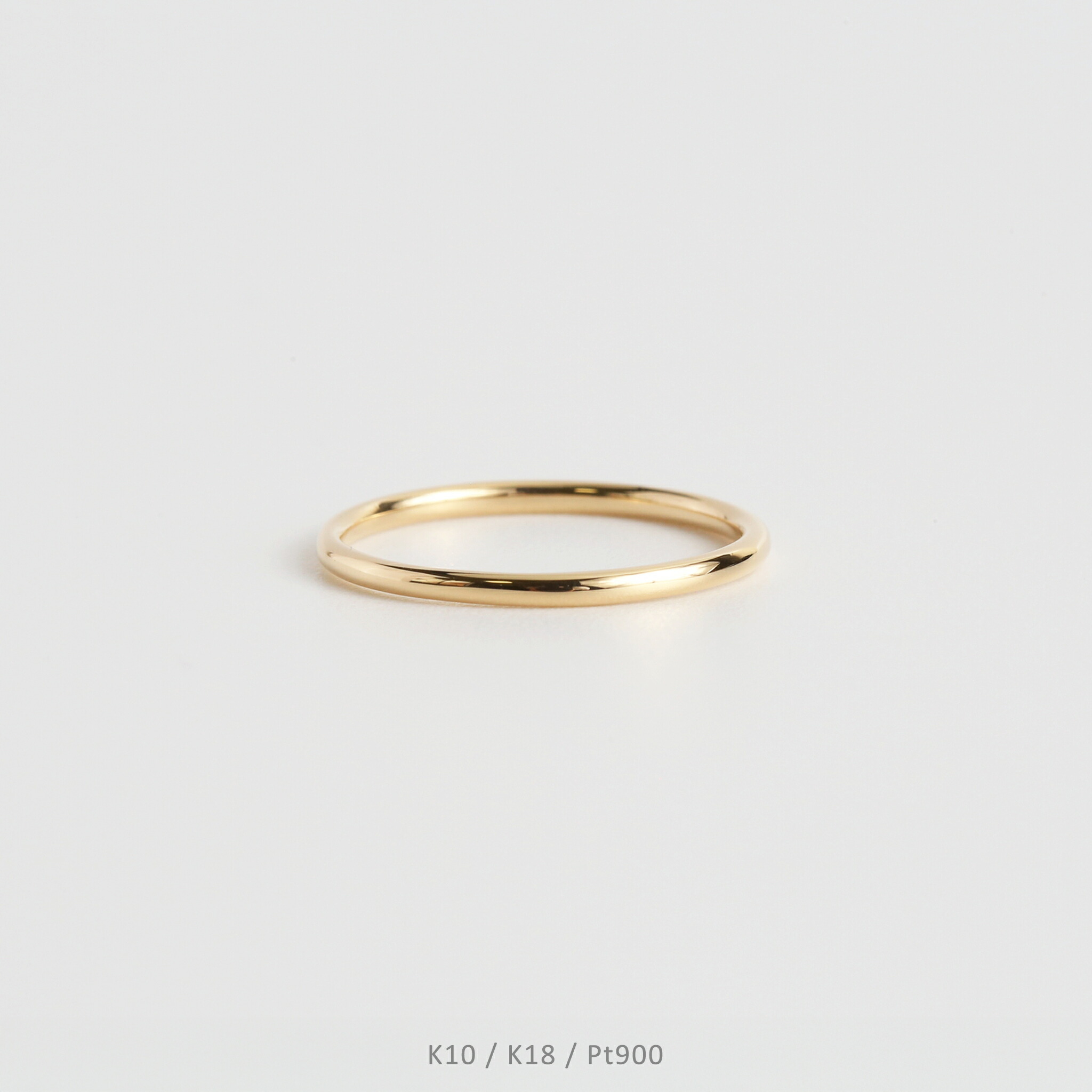 楽天市場】【Nude Ring / middy】 K10/K18/Pt900 シンリング 細身 指輪