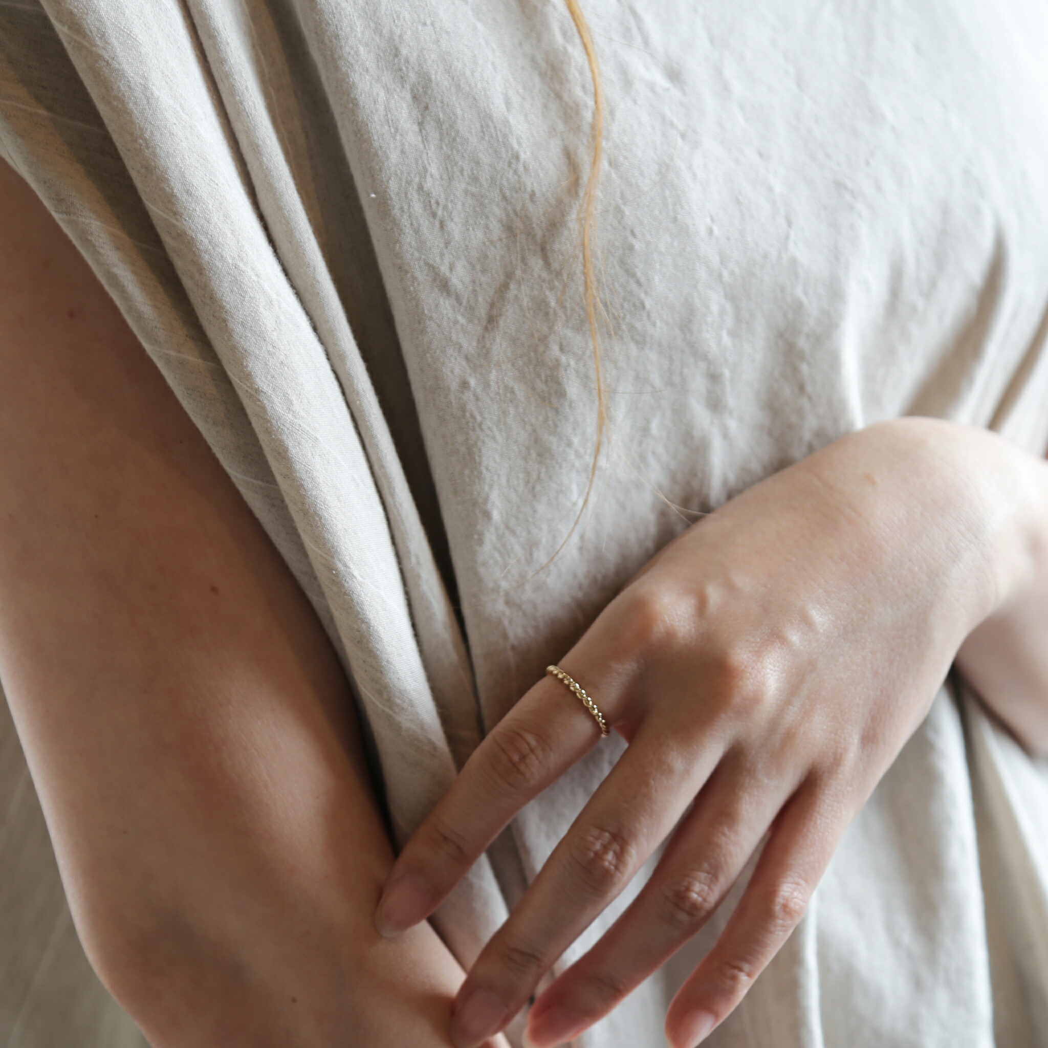 楽天市場】【Amelie Ring】 K10/K18/Pt900 一周 ツイスト 地金 リング