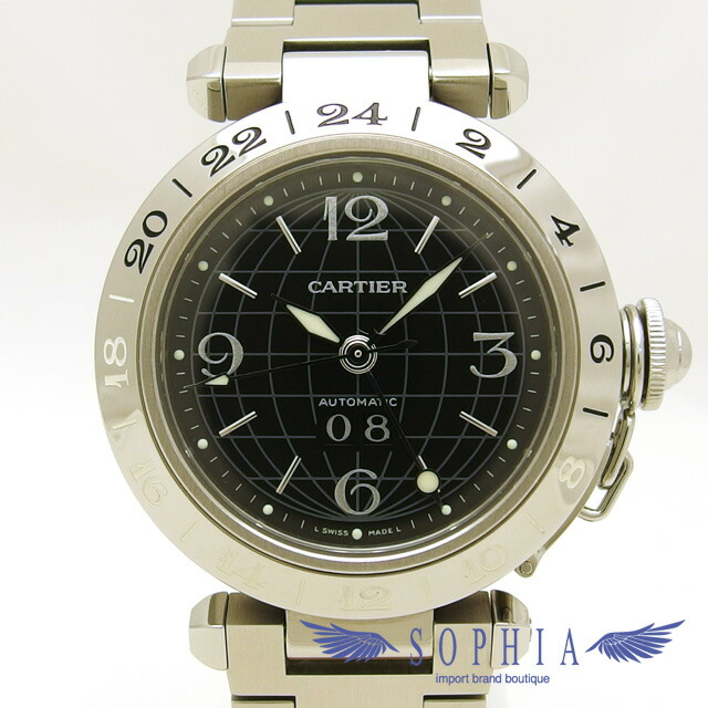 楽天市場】カルティエ パシャC メリディアン GMT 35mm【送料無料