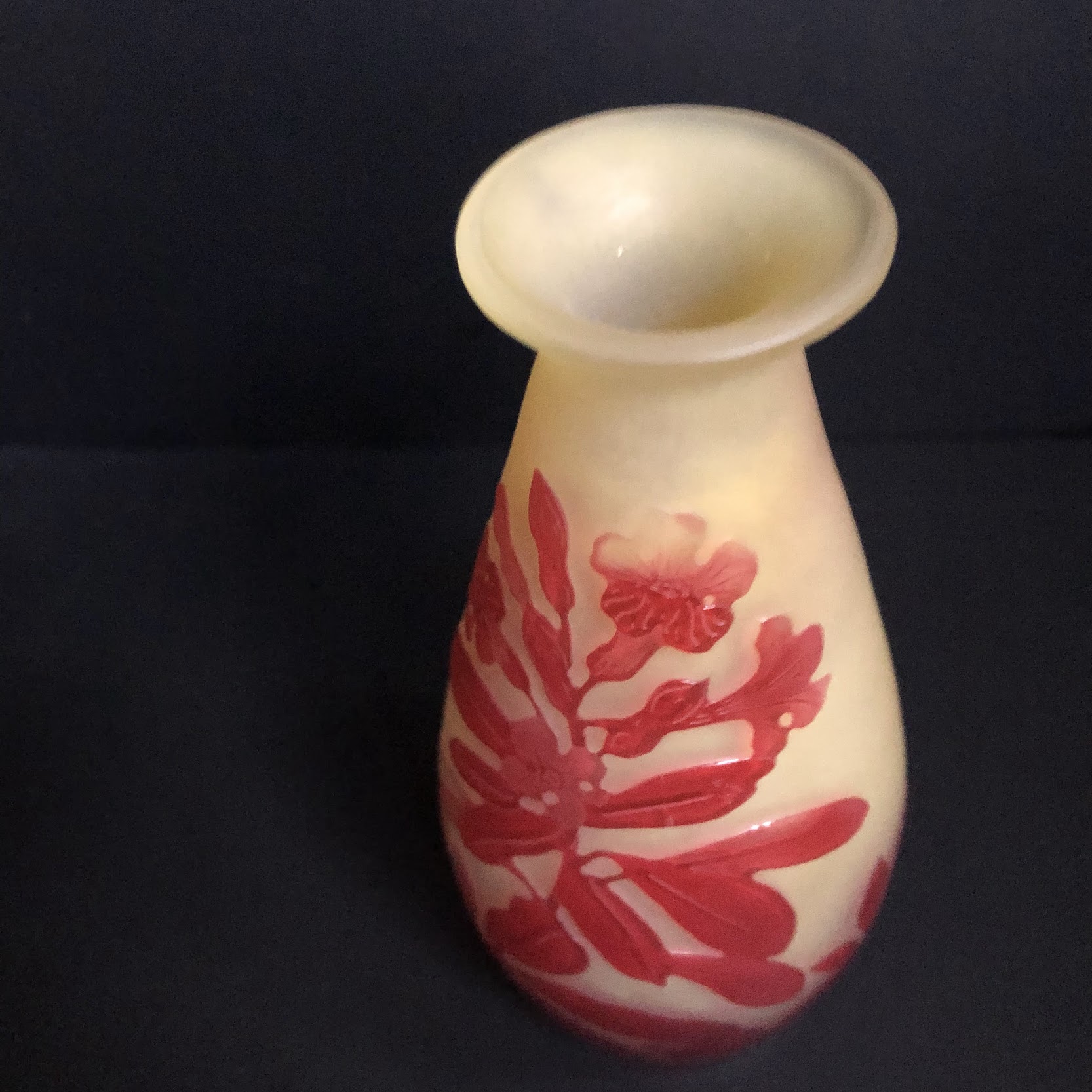 楽天市場】エミール・ガレ 花瓶 被せガラス【送料無料！】【代引き