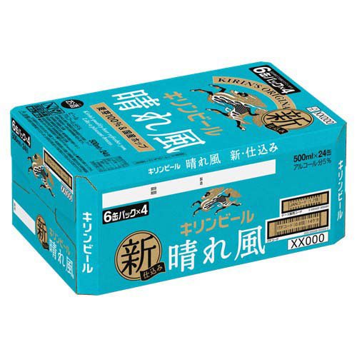 楽天市場】キリンビール 晴れ風(24本×2セット(1本500ml))【晴れ風