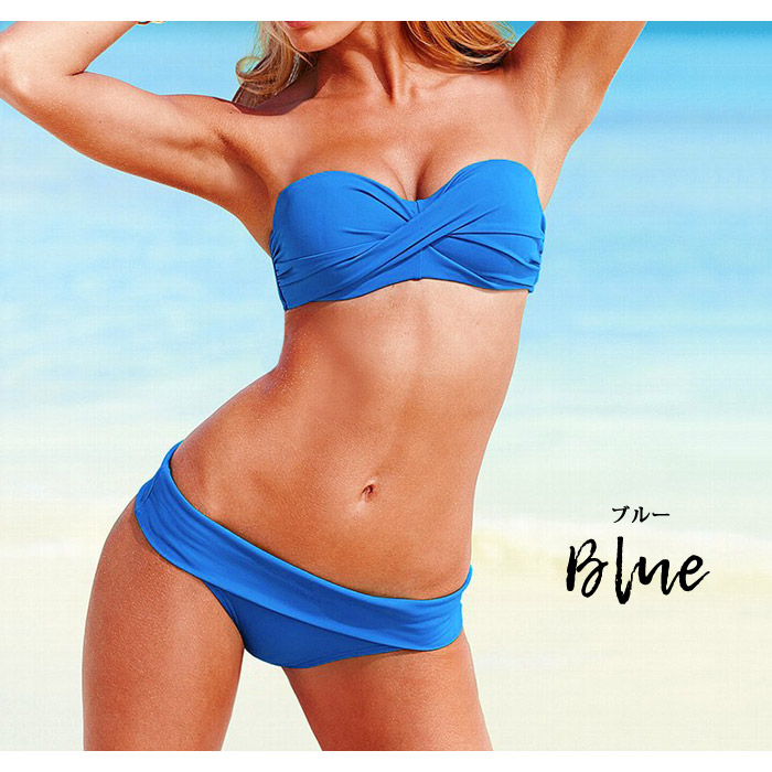 楽天市場】水着 2025 レディース 水着セット ビキニ バンドゥビキニ 白