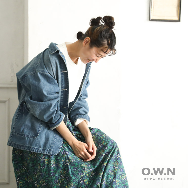 楽天市場】O.W.N なにかと頼れるデニムのジャケット M/L/LL/3L/4L