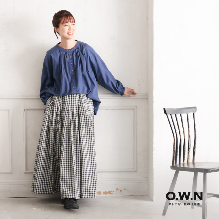 楽天市場】O.W.N とことんチャーミングなブラウス M/L/LL/3L/4L/5L