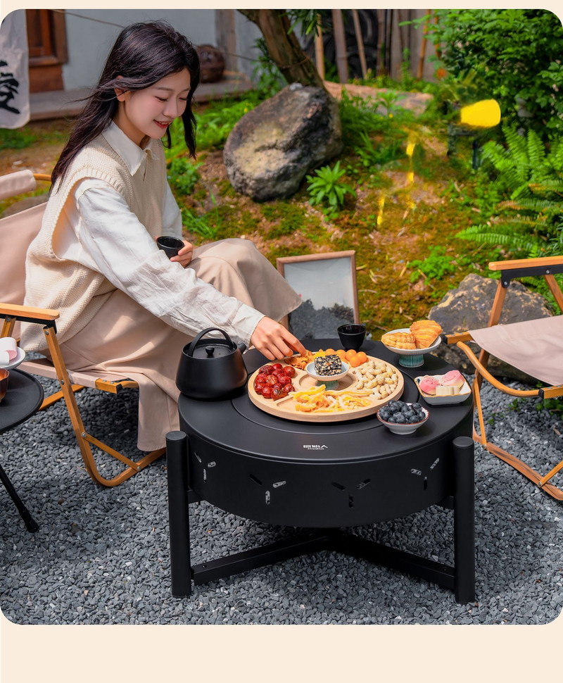 楽天市場】ファイヤーピット 焚き火台 テーブル 囲炉裏テーブル