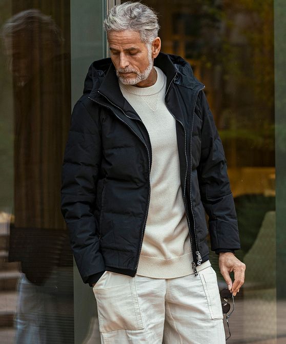 楽天市場】AKM Contemporary スタンドネック レイヤード ダウン