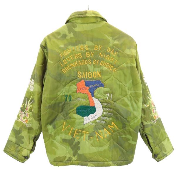 楽天市場】テーラー東洋 ベトジャン キルティングジャケット S カーキ