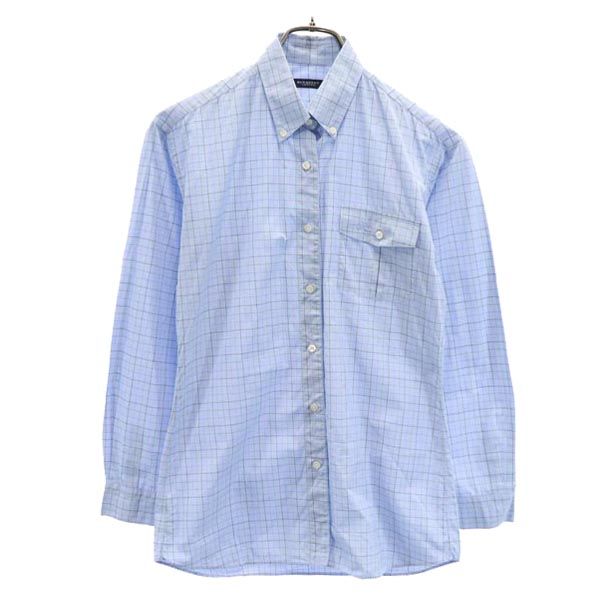 バーバリー シャツ チェック 長袖の通販 BURBERRY チェック柄 長袖シャツ M