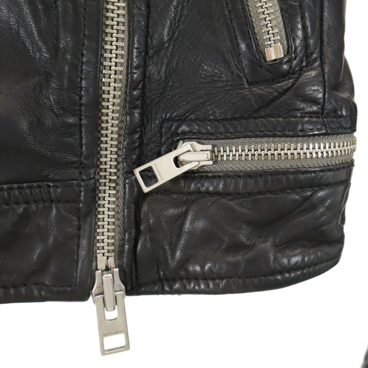 楽天市場】古着 ALLSAINTS オールセインツ 羊革 レザー ダブル